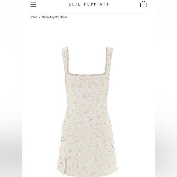 Clio Peppiatt Dresses & Skirts - NWT - Clio Peppiatt Bridal Crystal Dress